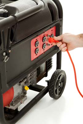 how to run a generator through dryer outlet